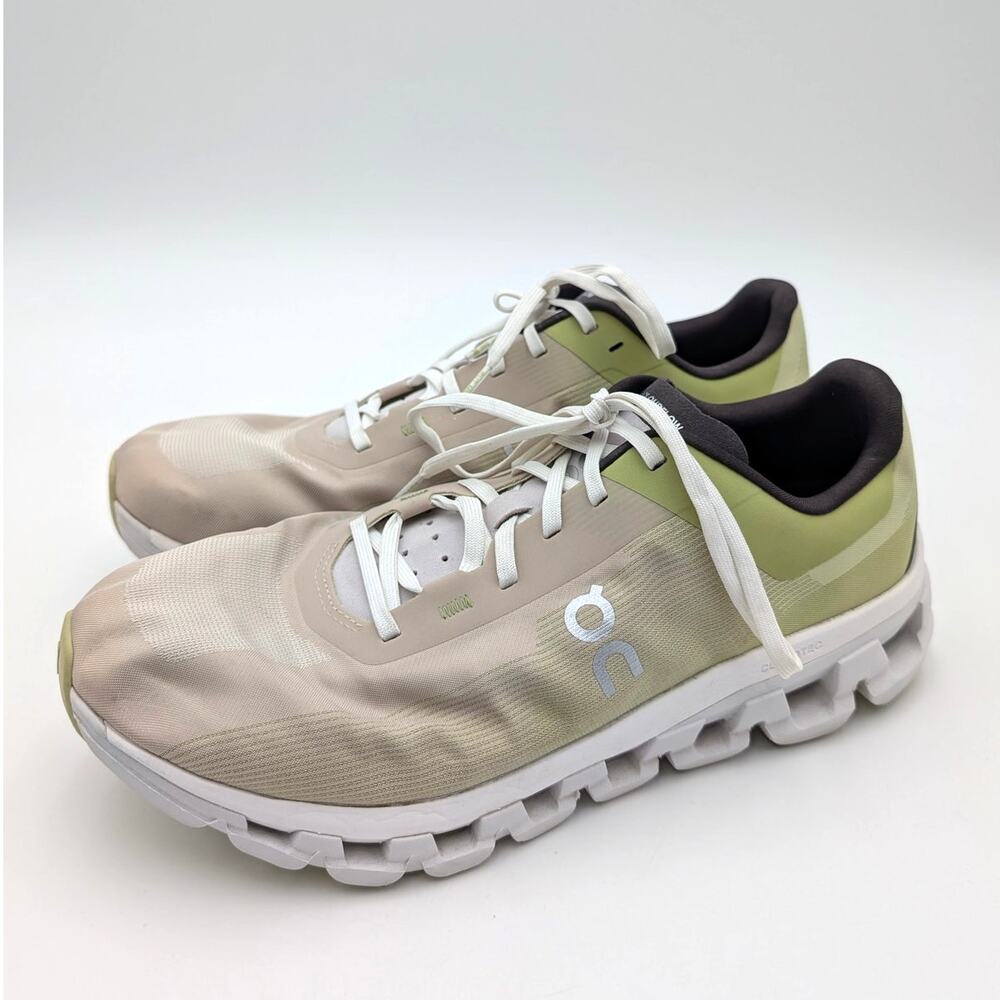 On Running Cloudflow 4 Sneaker Shoes Lace-Up Men's Zest Frost Size US9.5 EU43